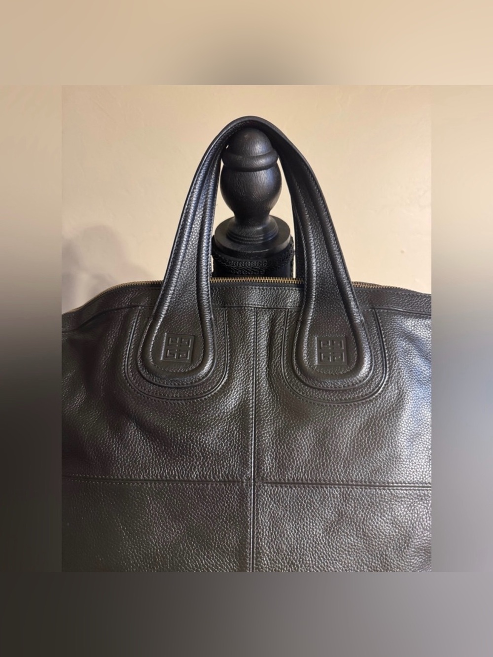 Givenchy Black Leather Tote Bag - Picture 8 of 9